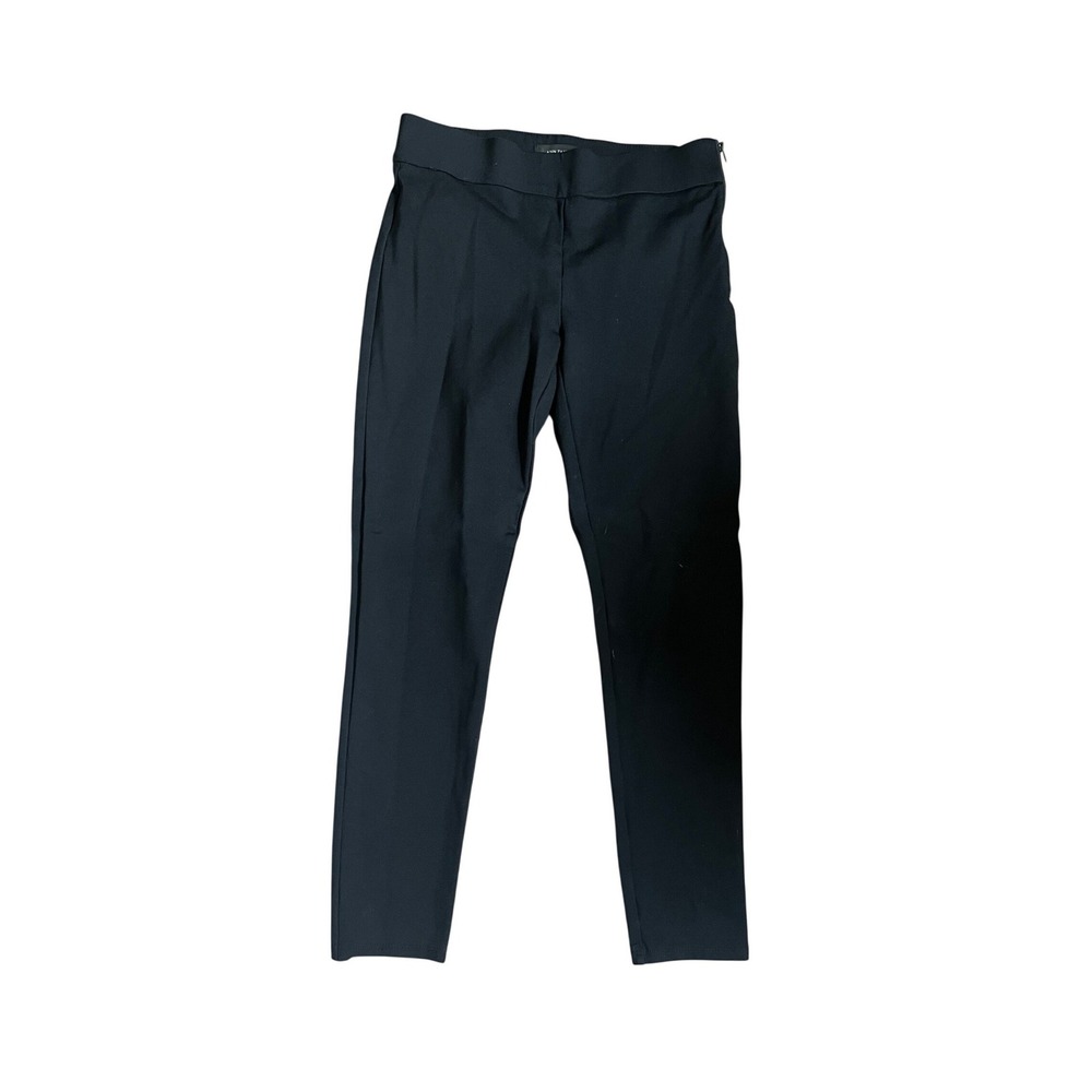 Ann Taylor Black Side Zip Ankle Pants Size 4 Skinny Professional Workwear Office